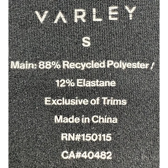 Varley Womens Size S Naples Oversized Mini Dress Black Athleisure Comfort Casual - Picture 6 of 7